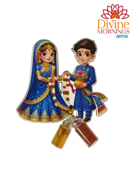 Shubh Bandhan Haldi Kumkum Varadan with Magnet - Pack of 10