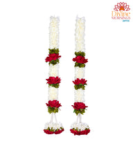 Gulposh Artificial Flower Hangings Short Set of 2