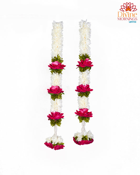 Gulposh Artificial Flower Hangings Short Set of 2