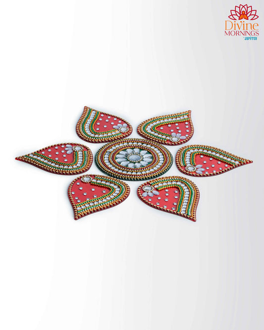 Pan Acrylic Rangoli